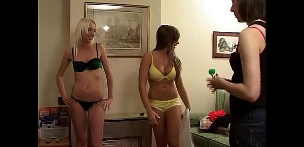 Natalie, Cate & Tracey play Strip Darts